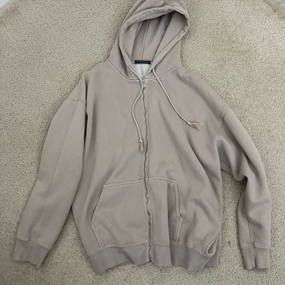 Brandy Melville Zip-Up Hoodie